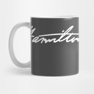 Alexander Hamilton signature Mug